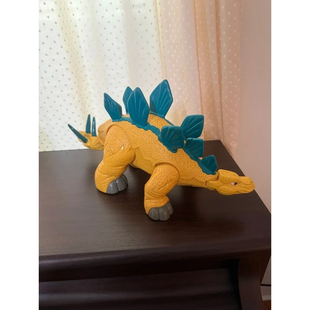 2011 Fisher-Price Yellow Dinosaur Toy Imaginext Stegosaurus 14in